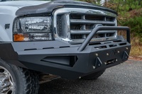 Fab Fours Red Steel Front Bumper