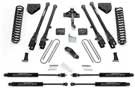 Fabtech® K2132M 6 In. 4-Link System w/ Stealth Shocks
