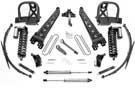 Fabtech® K2143DL 8 In. Radius Arm System w/ Front 4.0 Coilovers & Rear Dirt Logic Shocks