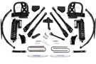 Fabtech® K2144B 8 In. 4-Link System w/ 4.0 Coilovers, Rear Leafsprings & Performance Shocks