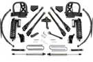 Fabtech® K2144DL 8 In. 4-Link System w/ Front 4.0 Coilovers & Rear Dirt Logic Shocks
