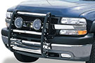 Chevy equipped with Go Rhino 3000 Series Chrome Step Guard