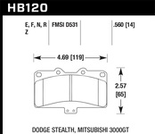 Hawk Performance HPS Disc Brake Pad