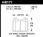 Hawk Performance HPS Disc Brake Pad