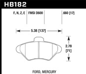 Hawk Performance HPS Disc Brake Pad