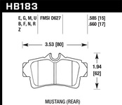 Hawk Performance HPS Disc Brake Pad