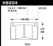 Hawk Performance HPS Disc Brake Pad
