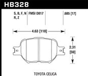 Hawk Performance HPS Disc Brake Pad