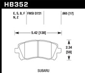 Hawk Performance HPS Disc Brake Pad