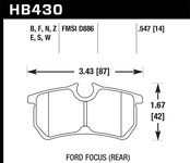 Hawk Performance HPS Disc Brake Pad