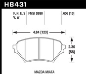 Hawk Performance HPS Disc Brake Pad