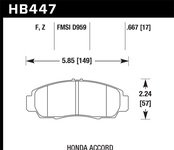 Hawk Performance HPS Disc Brake Pad