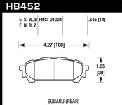 Hawk Performance HPS Disc Brake Pad
