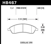 Hawk Performance HPS Disc Brake Pad
