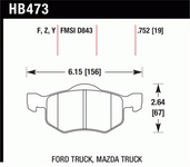 Hawk Performance HPS Disc Brake Pad