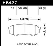 Hawk Performance HPS Disc Brake Pad