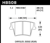 Hawk Performance HPS Disc Brake Pad