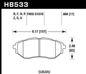 Hawk Performance HPS Disc Brake Pad