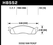 Hawk Performance HPS Disc Brake Pad