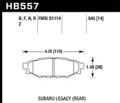 Hawk Performance HPS Disc Brake Pad