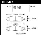 Hawk Performance HPS Disc Brake Pad