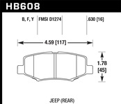 Hawk Performance HPS Disc Brake Pad