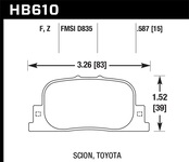 Hawk Performance HPS Disc Brake Pad
