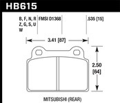 Hawk Performance HPS Disc Brake Pad