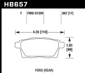 Hawk Performance HPS Disc Brake Pad