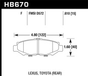 Hawk Performance HPS Disc Brake Pad
