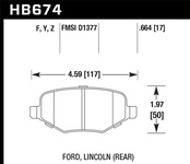 Hawk Performance HPS Disc Brake Pad