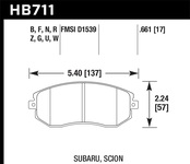 Hawk Performance HPS Disc Brake Pad
