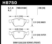 Hawk Performance HPS Disc Brake Pad