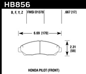 Hawk Performance HPS Disc Brake Pad