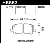 Hawk Performance HPS Disc Brake Pad