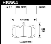 Hawk Performance HPS Disc Brake Pad