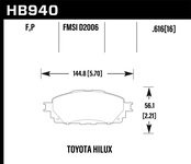 Hawk Performance HPS Disc Brake Pad