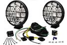 KC HiLiTES 6-inch Apollo Pro series fog lights integrated with stone guards 
