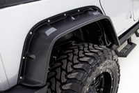 Lund rear flat-style fender flare in smooth black finish