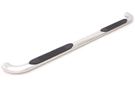 Polished 4-inch Oval Bent Nerf Bar from Lund
