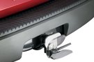Lund Universal Hitch Step folds when not in use