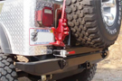 Rock Proof Rear Bumper with Tire Carrier from M.O.R.E.