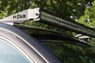 Dodge Ram sporting N-Fab 50 series light bar roof mounts in textured black