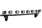 Multi-Mount System Textured Black Light Bar with mounted lights