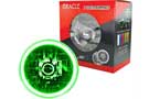 Green 7-inch Oracle Pre-Installed Sealed Beam Headlight