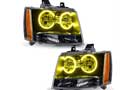 Oracle Pre-Assembled LED Headlights, Yellow Halo