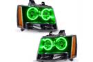 Oracle Pre-Assembled Headlights, Green CCFL Halo
