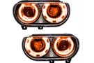 Oracle Pre-Assembled Chrome Headlights, Amber Halo