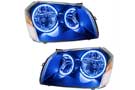 Oracle Pre-Assembled Black Headlights, Blue Halo