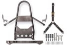 Bare steel Rear Stinger Tire carrier w/ strap and hardware